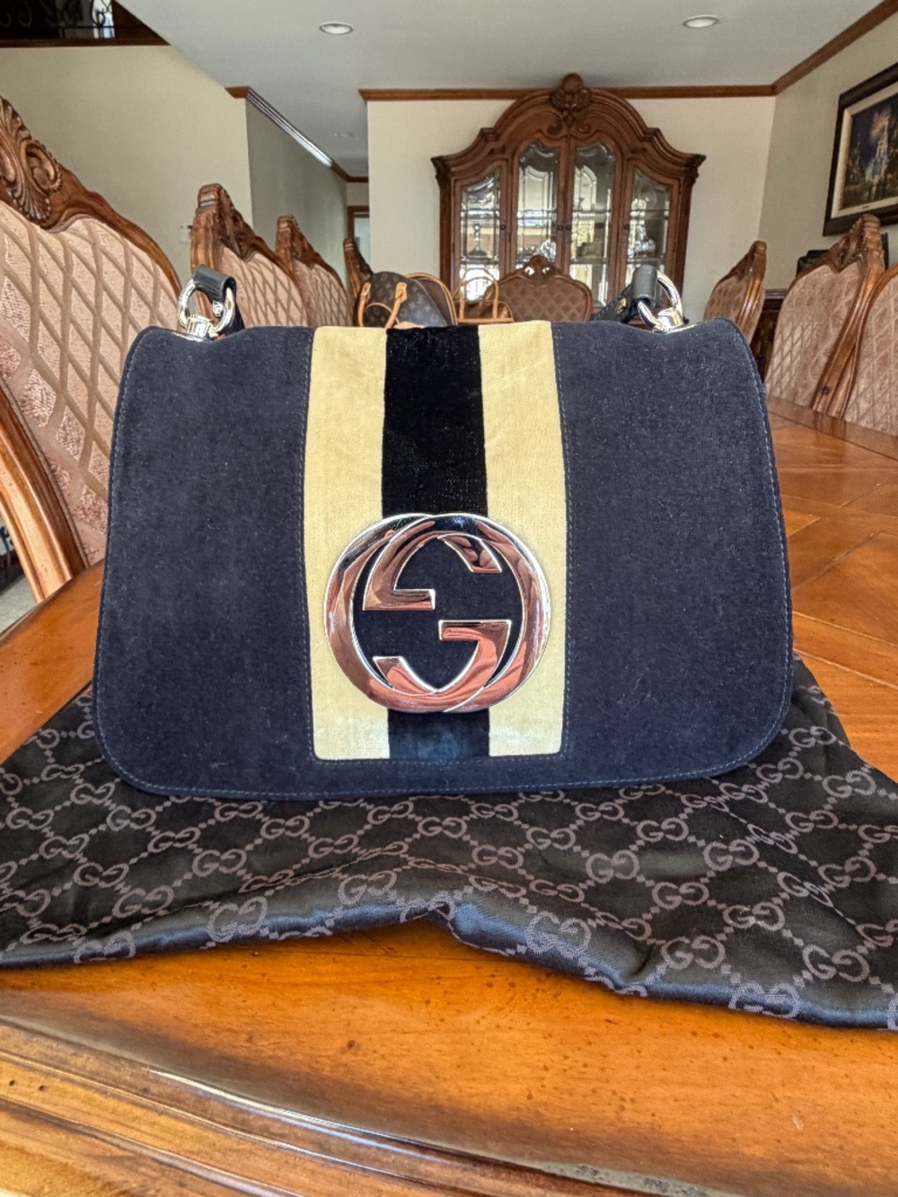 Gucci Blondie Velvet bag